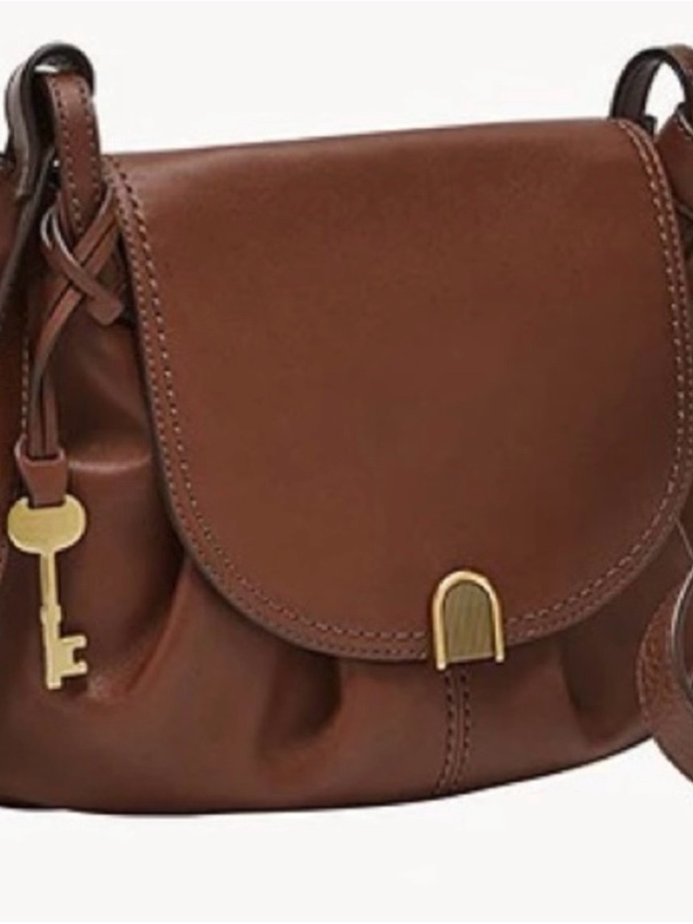 Fossil Gigi Leather Flap Crossbody Bag